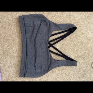 Lululemon gray sports bra